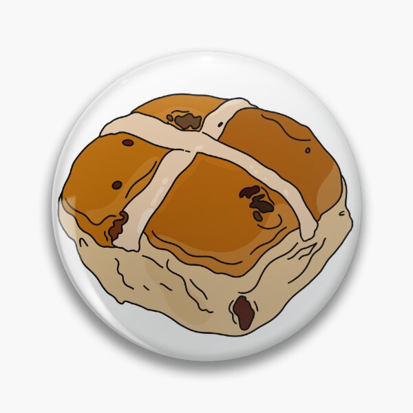 Item preview, Hot Cross Bun designed and sold by PeachCatDesigns.