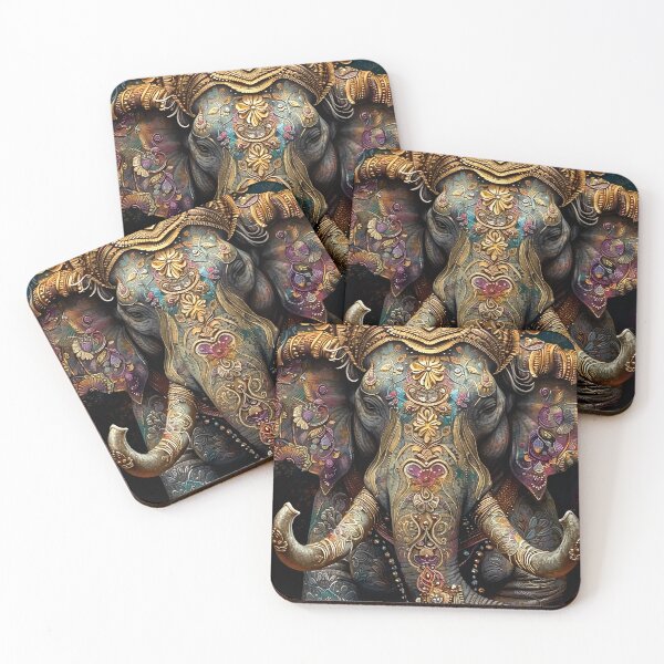 Item preview, ZEN  ELEPHANT CANVAS ART T-SHIRT ACCESSORIES NEW  designed and sold by OTHERWORLD2025.