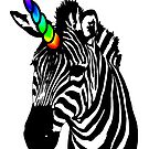 « arc-en-ciel licorne zèbre » par Galbrin