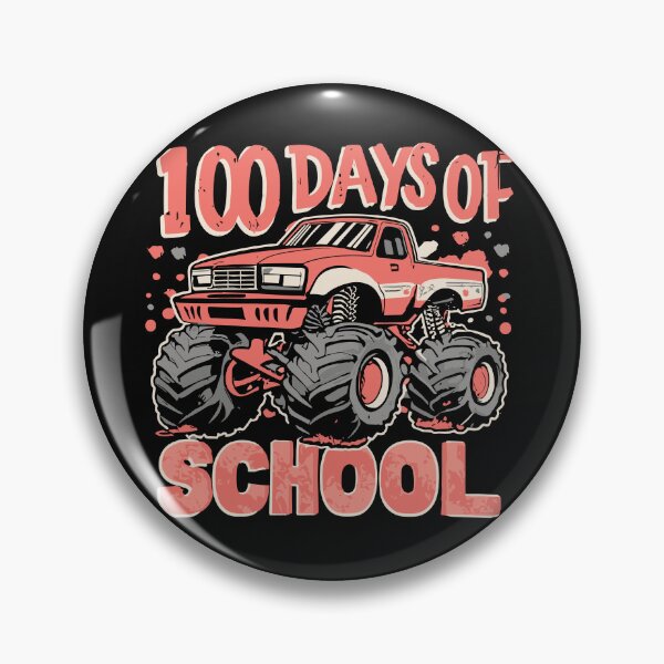 Item preview, 100 Days of School Monster Truck  designed and sold by QuantaPixel.
