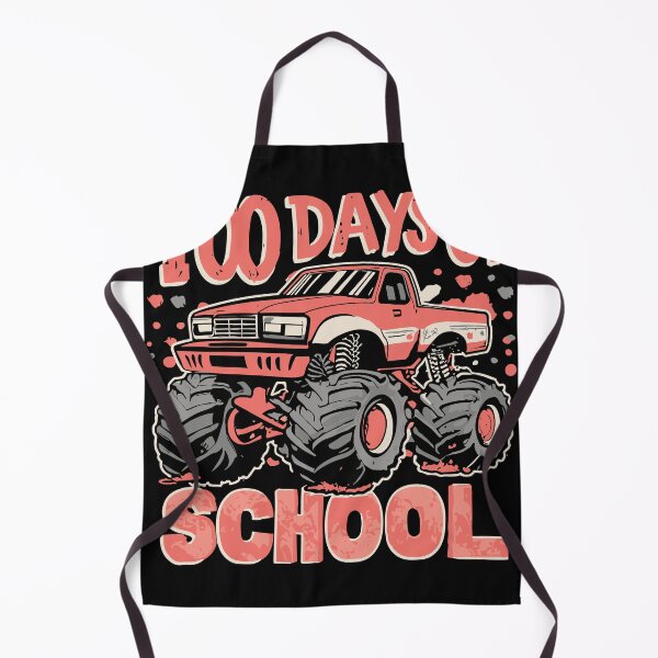 Item preview, 100 Days of School Monster Truck designed and sold by QuantaPixel.