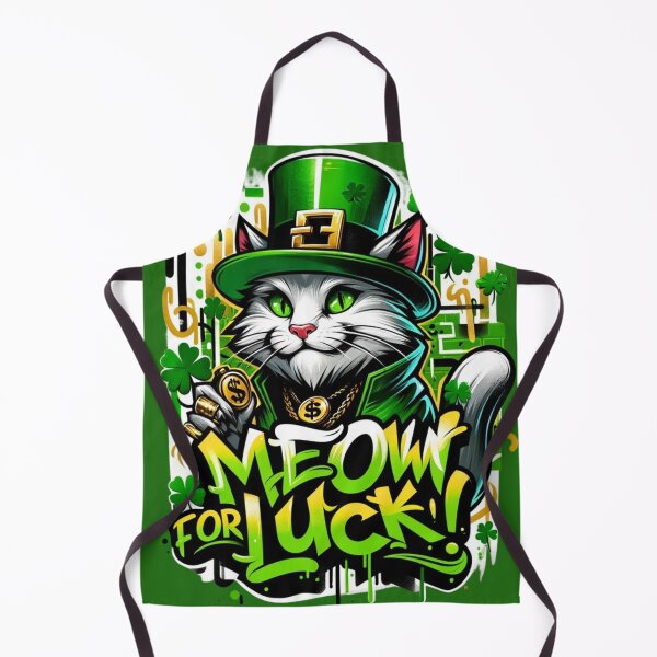Item preview, Irish Charm Cat - Prosperity and Good Luck Feline Design designed and sold by ZbigArt.