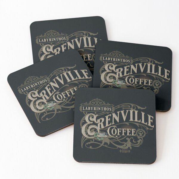 Item preview, Erenville Coffee Typography Black designed and sold by Skella896.