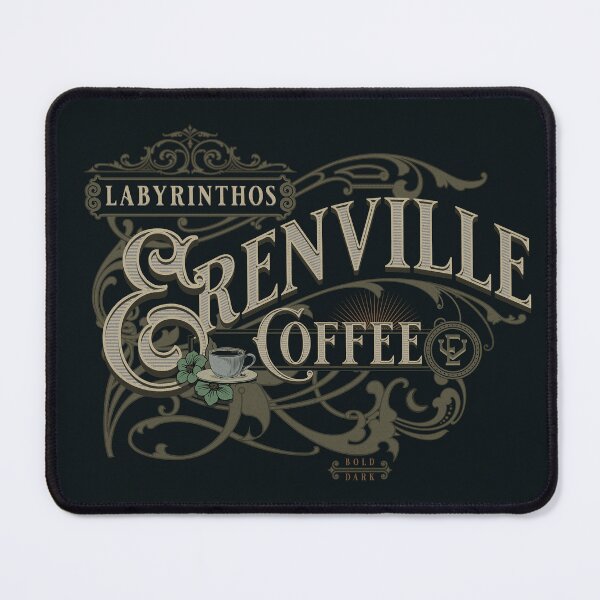 Item preview, Erenville Coffee Typography Black designed and sold by Skella896.