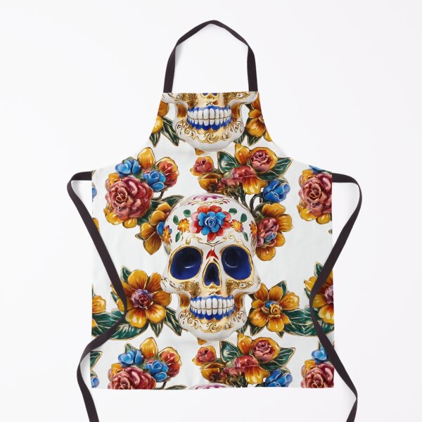 Item preview, Porcelain Calavera skull designed and sold by MyCraftForYOU.