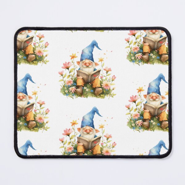Item preview, Fun Loving Gnome Print Playful Gnome read a book Drawing designed and sold by Pawimon.