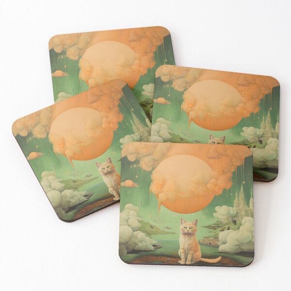 Item preview, Surreal Cat Art designed and sold by KookyStudioArt.