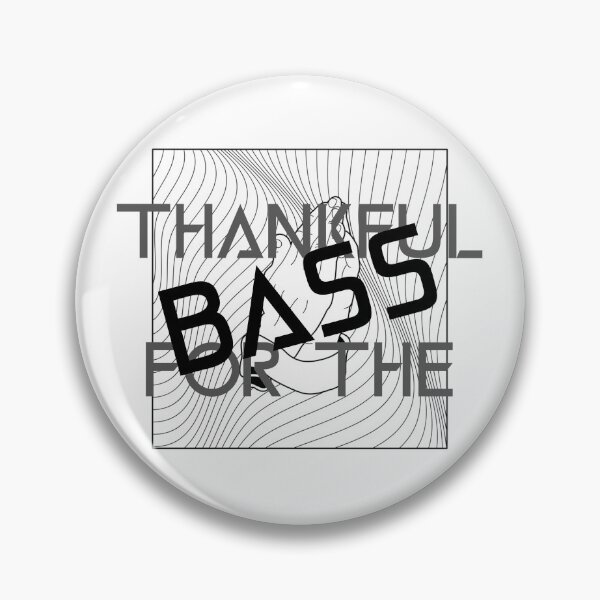 Item preview, THANKFUL FOR THE BASS designed and sold by Hardstyle-Tees.