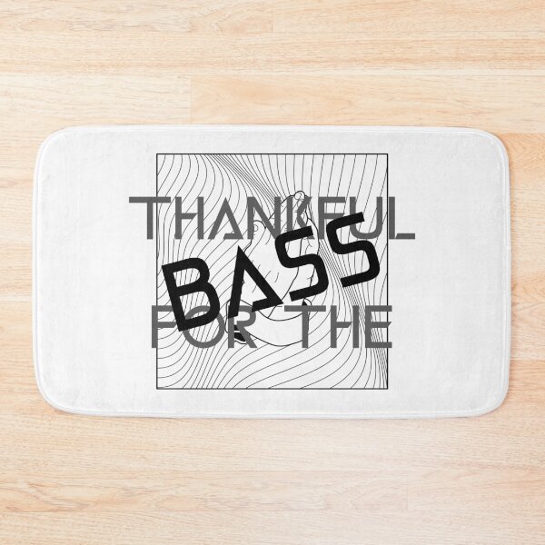 Item preview, THANKFUL FOR THE BASS designed and sold by Hardstyle-Tees.