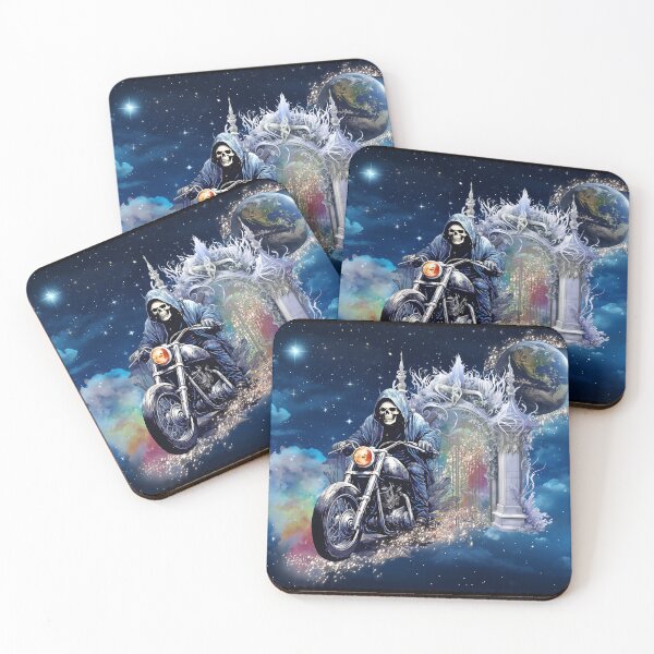 Item preview, Skeleton Motorcycle Rider designed and sold by Karen Wood.