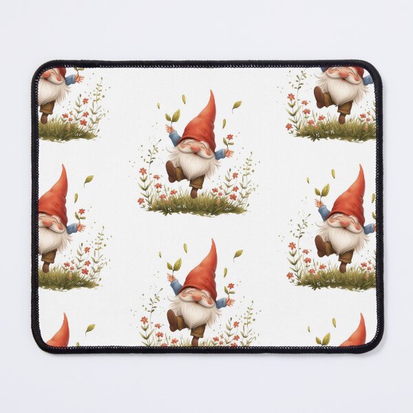 Item preview, Grinning Gnome Artwork Radiant Gnom jumping designed and sold by Pawimon.