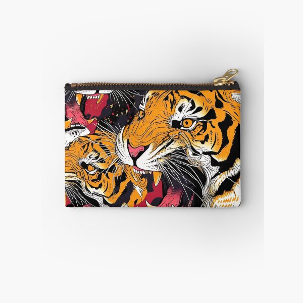 Item preview, Tiled Snarling Tiger Pattern designed and sold by dcrc.