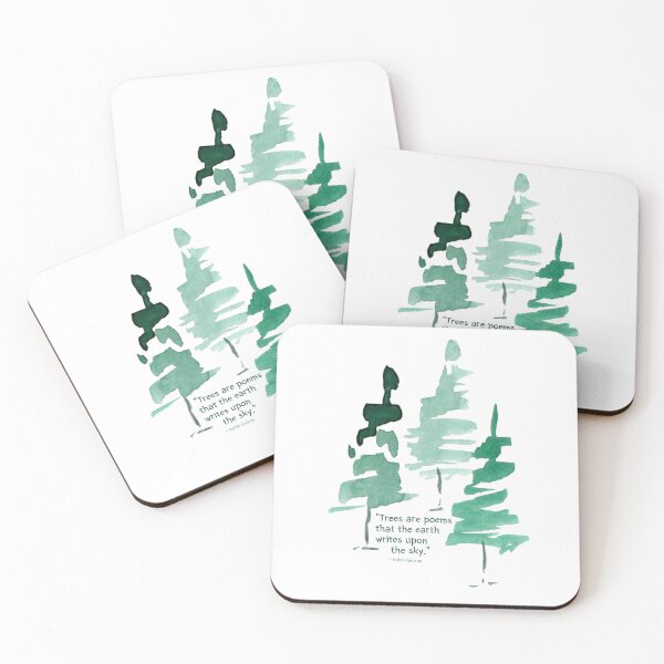 Item preview, Trees Are Poems... Watercolor Design designed and sold by aprilarnold.