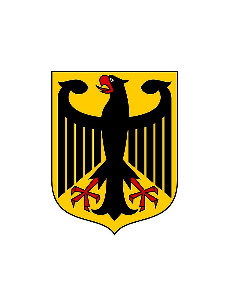 Wappen Der Bundesländer "Bundesadler - Bundeswappen Deutschlands - German Emblem - Germany" T