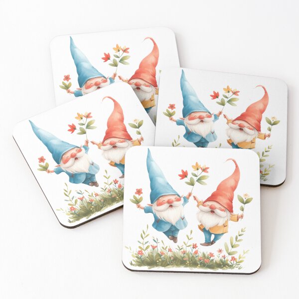 Item preview, Jovial Gnome Decor Merry Gnome Sunny Gnome jumping designed and sold by Pawimon.