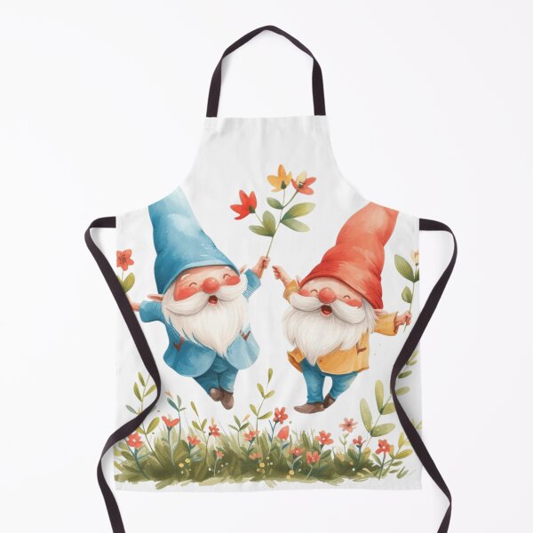 Aperçu de l'œuvre Jovial Gnome Decor Joyeux Gnome Sunny Gnome sautant créée et vendue par Pawimon.