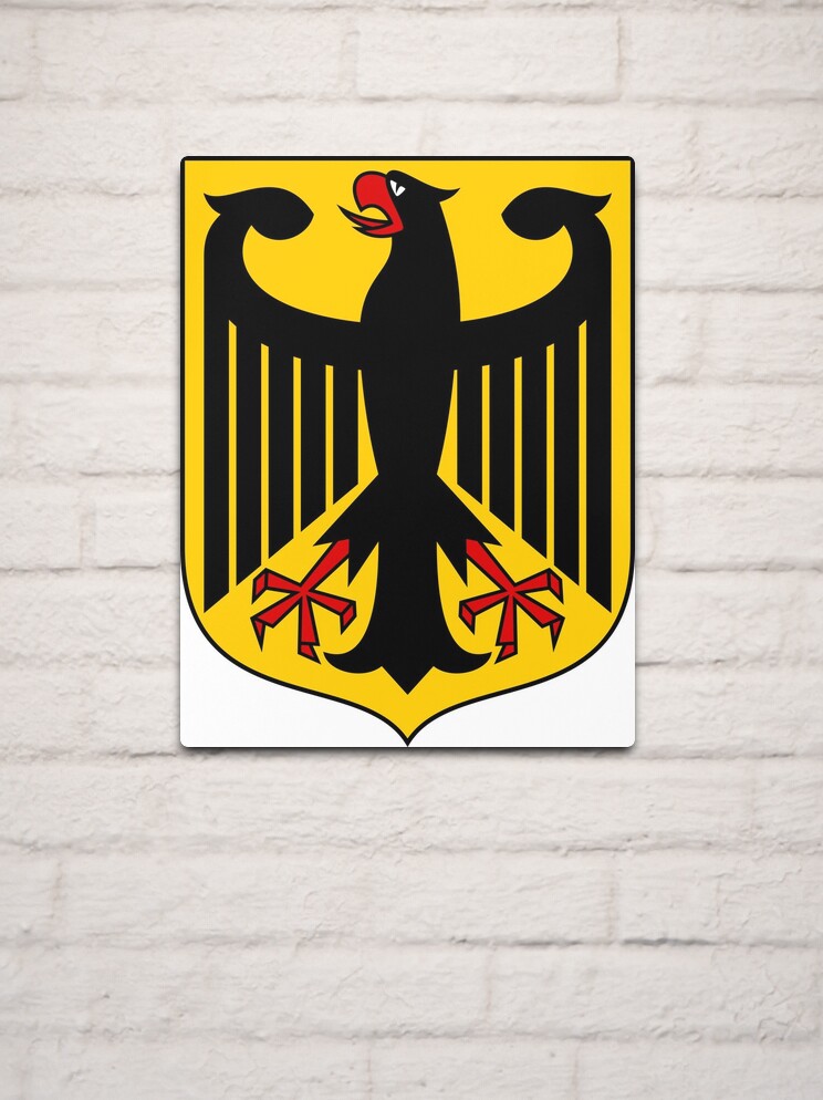 Aufkleber Länderkennzeichen Deutschland Bundesadler, Sticker