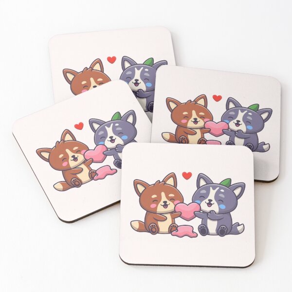 Item preview, Animal couples expressing LOVE designed and sold by Merigold.