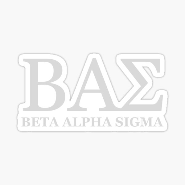 Item preview, Beta Alpha Sigma (all grey) designed and sold by faloncochran.