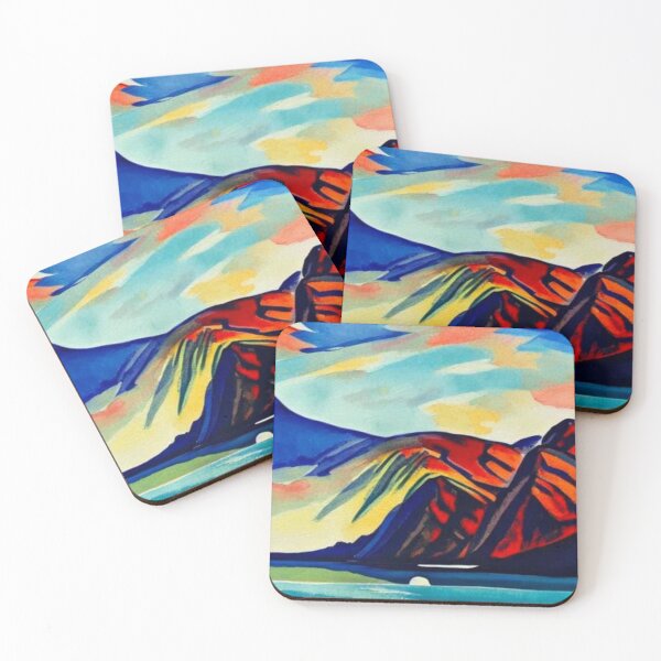 Item preview, Sunset at mountain fjord 2 designed and sold by George Hutton Hunter.