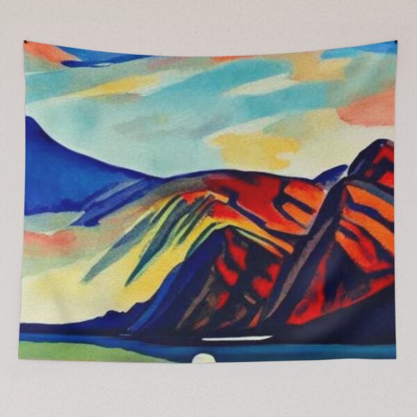 Item preview, Sunset at mountain fjord 2 designed and sold by George Hutton Hunter.