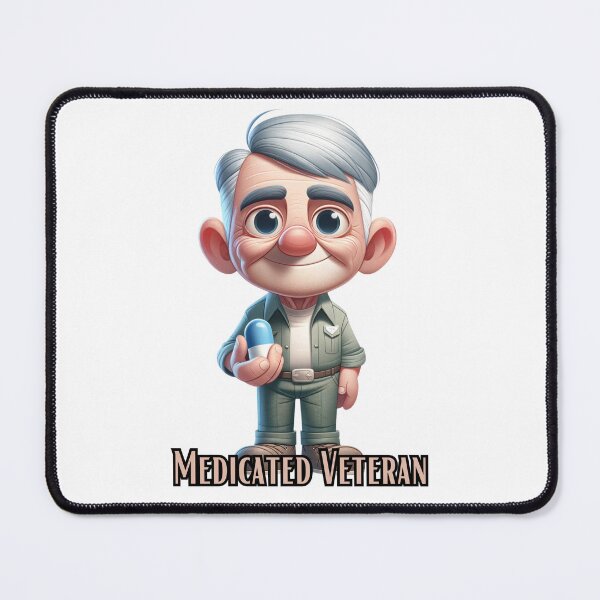 Item preview, Medicated Veteran Experienced War Serviceman with Pill designed and sold by kylmllr101684.