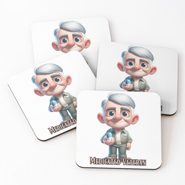 Item preview, Medicated Veteran Experienced War Serviceman with Pill designed and sold by kylmllr101684.