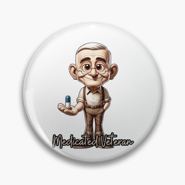 Item preview, Medicated Veteran Experienced Military Serviceman with Pill designed and sold by kylmllr101684.