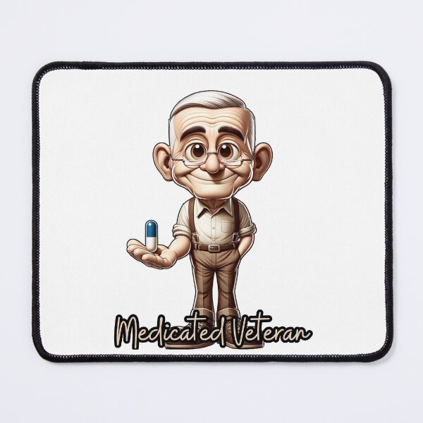 Item preview, Medicated Veteran Experienced Military Serviceman with Pill designed and sold by kylmllr101684.