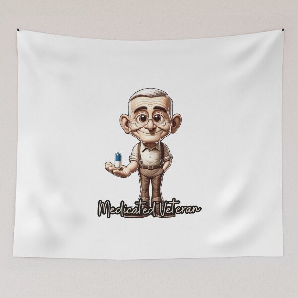 Item preview, Medicated Veteran Experienced Military Serviceman with Pill designed and sold by kylmllr101684.