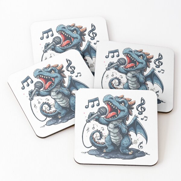 Item preview, Cartoon Dragon Singing designed and sold by DragonFantasia.