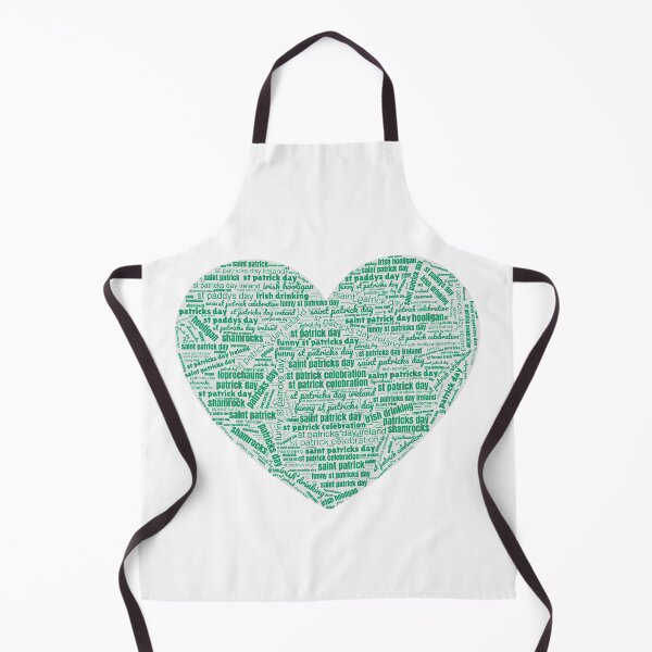 Item preview, Saint patricks day heart word cloud, funny St Patricks day design designed and sold by wittyprinttop.