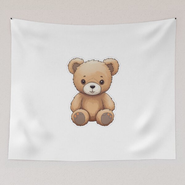 Item preview, Teddy Bear Sticker designed and sold by PuzzleMart.