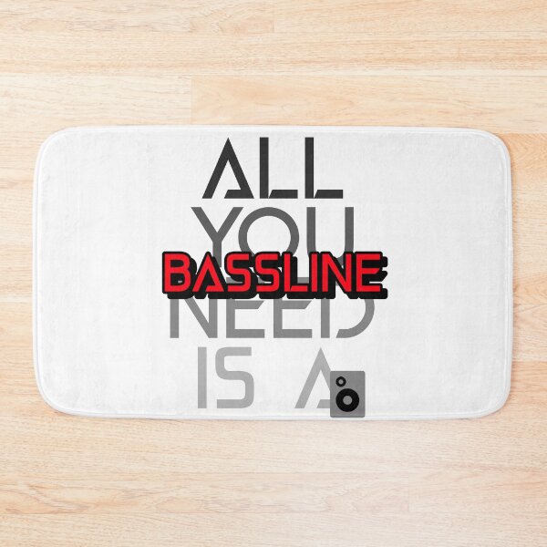 Item preview, ALL YOU NEED IS A BASSLINE designed and sold by Hardstyle-Tees.