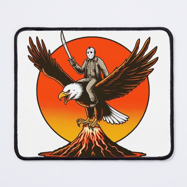 Item preview, Jason Voorhees Riding An Eagle designed and sold by ChunkByChunk.