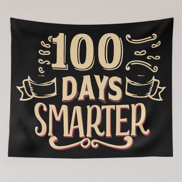 Item preview, 100 Days Smarter  designed and sold by QuantaPixel.