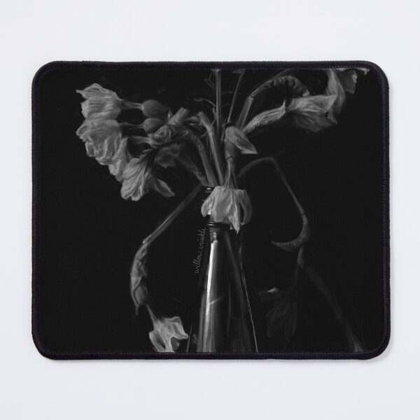 Item preview, Dying Daffodils - Grey Scale Still Life designed and sold by willowwinkle.