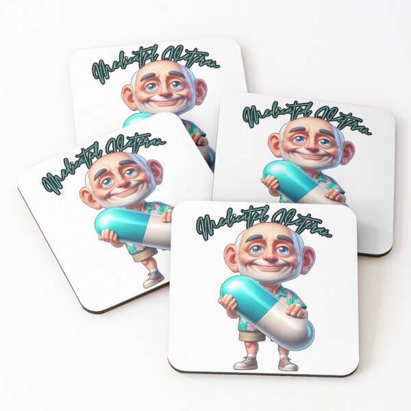 Item preview, Medicated Veteran Old Military Serviceman with Pill designed and sold by kylmllr101684.
