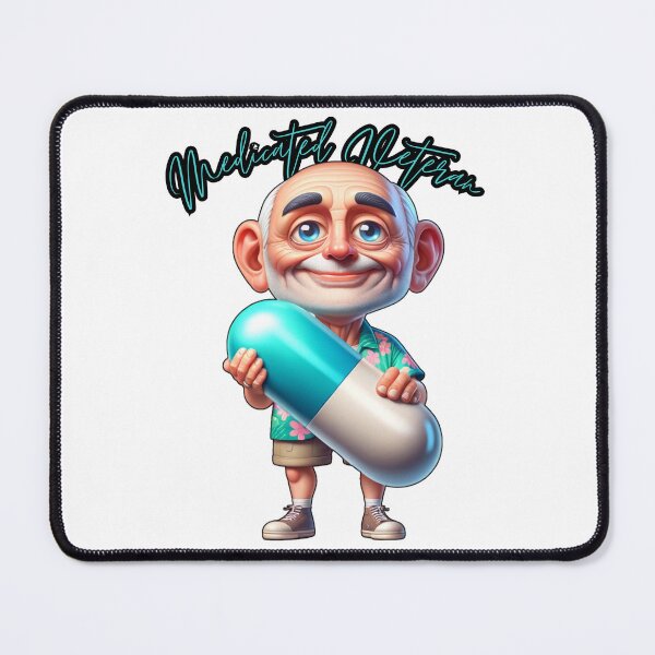 Item preview, Medicated Veteran Old Military Serviceman with Pill designed and sold by kylmllr101684.