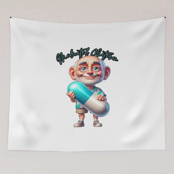 Item preview, Medicated Veteran Old Military Serviceman with Pill designed and sold by kylmllr101684.
