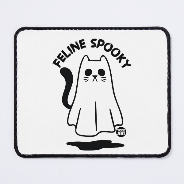 Item preview, FELINE SPOOKY GHOST CAT designed and sold by TODD GOLDMAN.