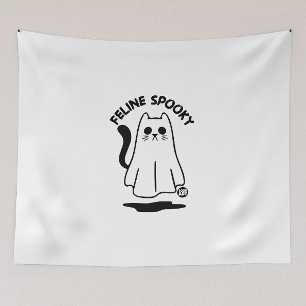 Artikelvorschau, FELINE SPOOKY GHOST CAT entworfen und verkauft von TODD GOLDMAN.