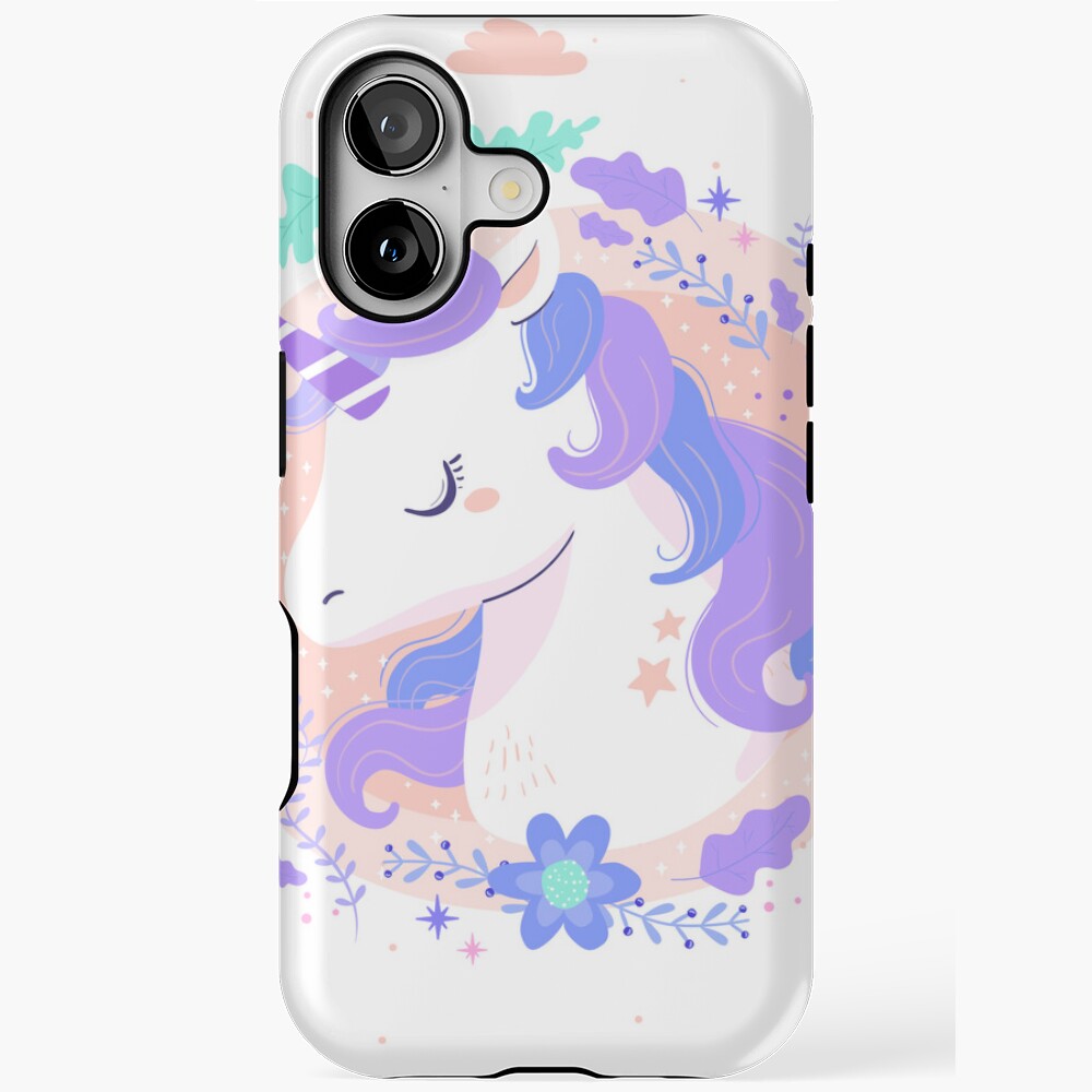Peaceful Unicorn iPhone Magsafe Tough Case - unicorn fantasy design by HackerLooks