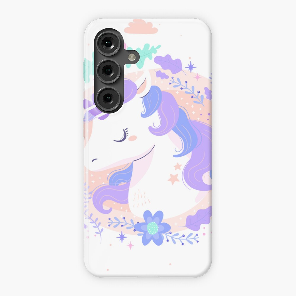 Peaceful Unicorn Phone Cases design by HackerLooks