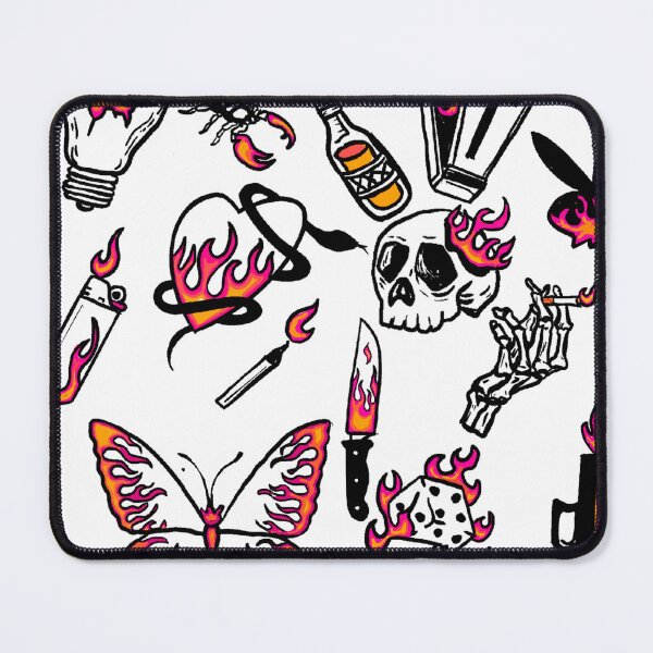 Item preview, Pink flames designed and sold by Kriskrossarts.