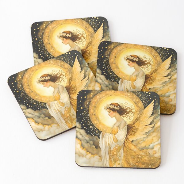 Item preview, Golden Guardian Angel designed and sold by PyxieZen.