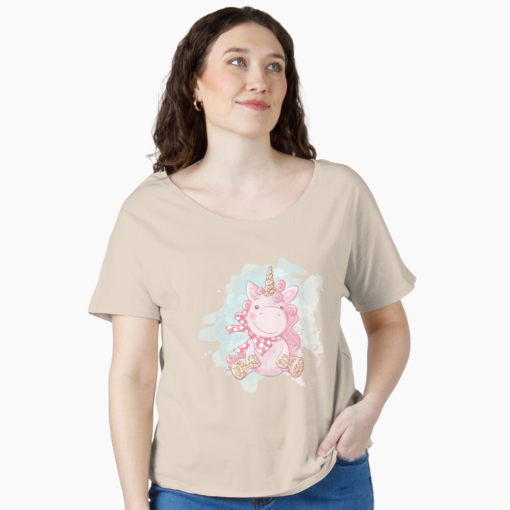 Cute Unicorn Relaxed Fit T-Shirt - unicorn fantasy design by HackerLooks