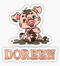 Doreen Piggy Sticker