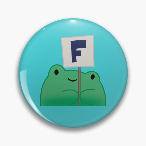 Item preview, Press F FROG || Cute frog emote || Emoji || Sticker || Adorable || Animal || Silly  designed and sold by tomichuuu.