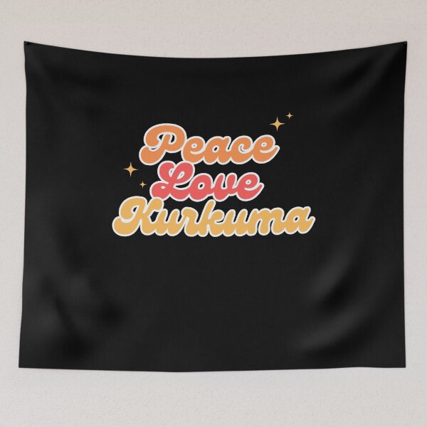 Item preview, Peace love turmeric designed and sold by GartenIdeen.